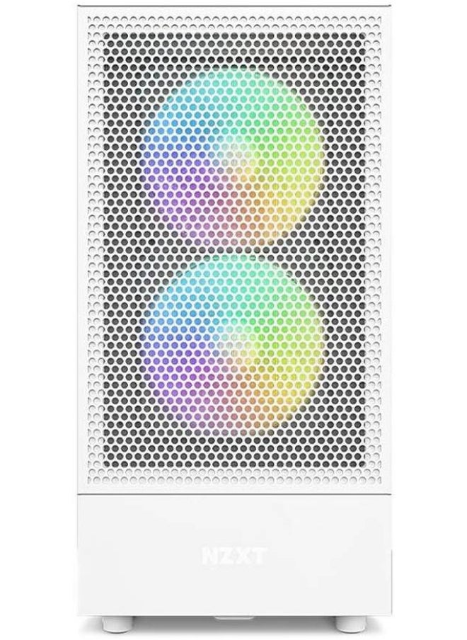 AYGRO - FLOW EDITION WHITE  Gaming PC CORE I5 14400F, RTX 3050-8GB, M/B H610, 32GB RAM, 1TB SSD, 700W PSU, Windows 11 - Image 1