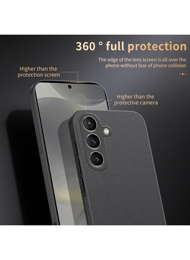 اس-توب جراب هاتف مغناطيسي من الجلد من HUIYI لهاتف Samsung Galaxy S24 5G - Image 3