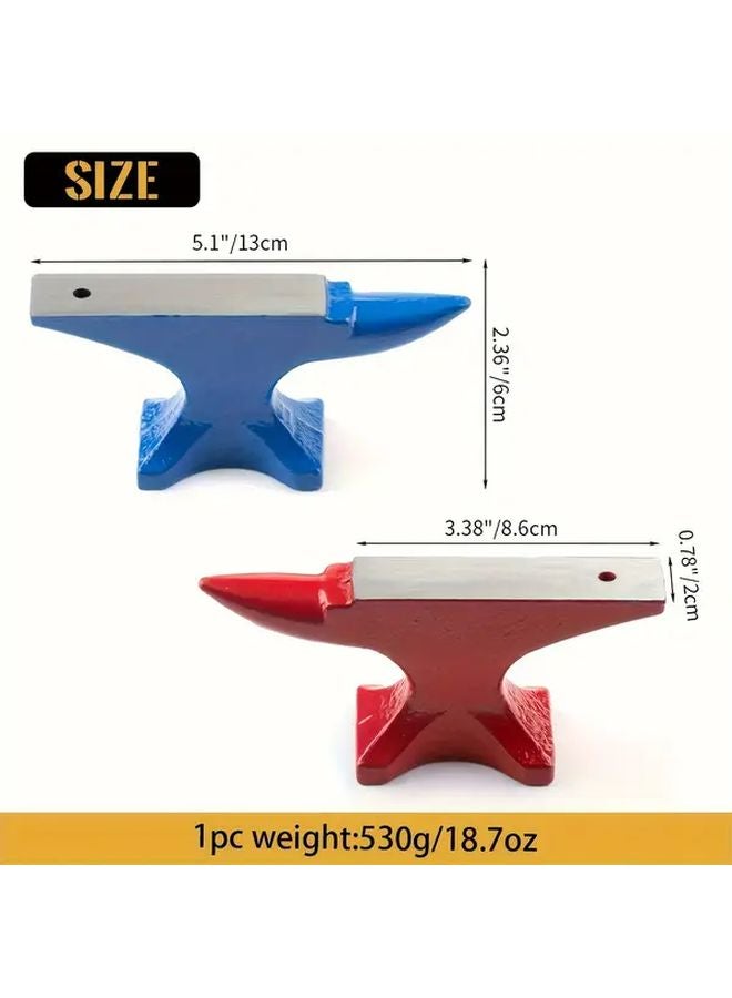 سندان قرن حديدي أسود كتلة طاولة لصنع المجوهرات - Image 5