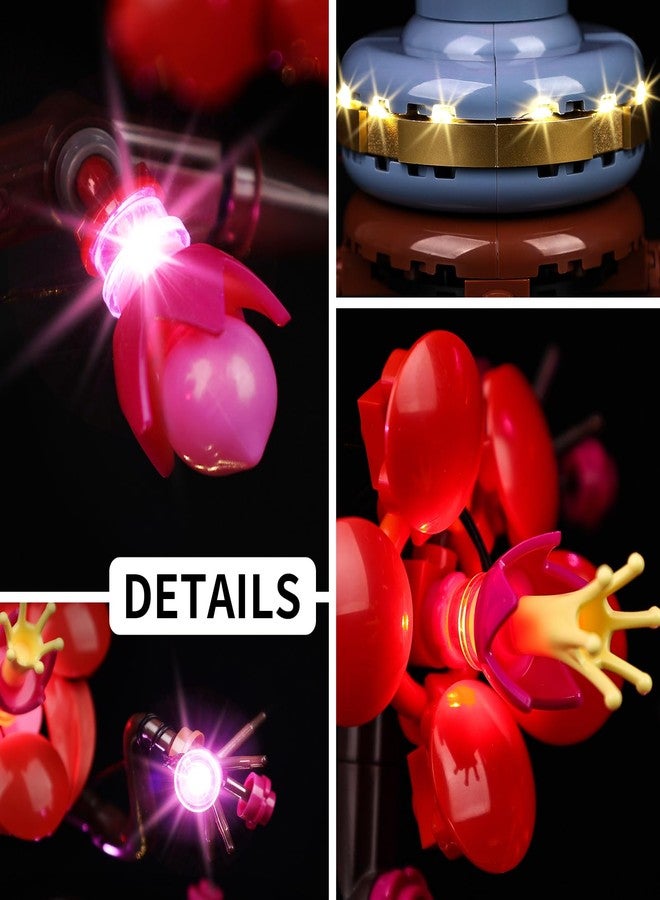 Kyglaring طقم إضاءة Kyglaring متوافق مع مجموعة بناء Lego Plum Blossom 10369 (الإضاءة فقط، المجسم غير متضمن) - الإصدار الكلاسيكي - Image 4
