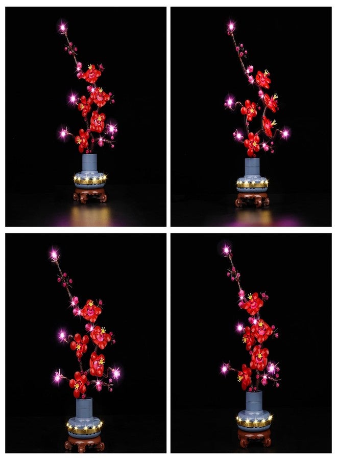 Kyglaring طقم إضاءة Kyglaring متوافق مع مجموعة بناء Lego Plum Blossom 10369 (الإضاءة فقط، المجسم غير متضمن) - الإصدار الكلاسيكي - Image 5