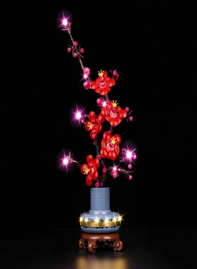 Kyglaring طقم إضاءة Kyglaring متوافق مع مجموعة بناء Lego Plum Blossom 10369 (الإضاءة فقط، المجسم غير متضمن) - الإصدار الكلاسيكي - Image 1