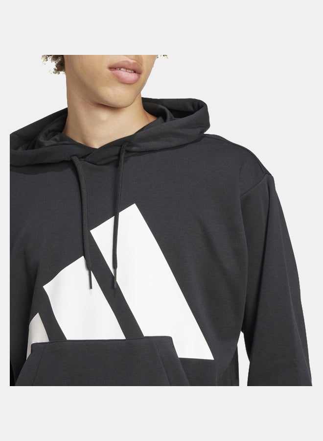 Adidas essentials big logo french terry men's hooded sweatshirt  - Image 3