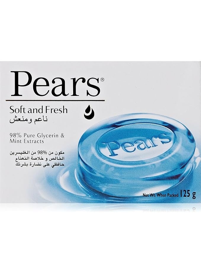 بيرز صابون بيرز الشفاف بالنعناع 125 جم - Image 1