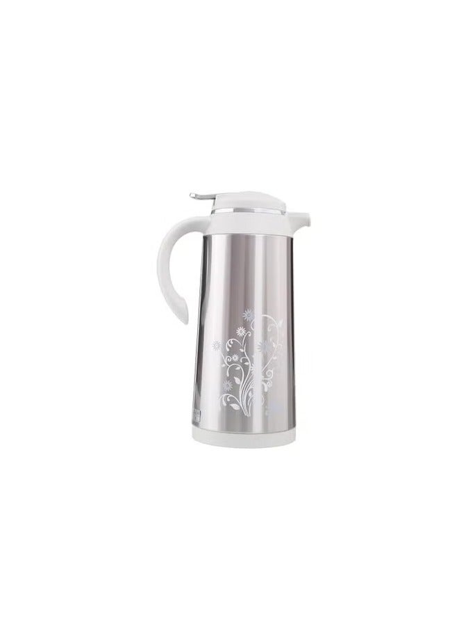 Home thermos thermos, 1.9 liters, stainless steel and glass interior - Image 2