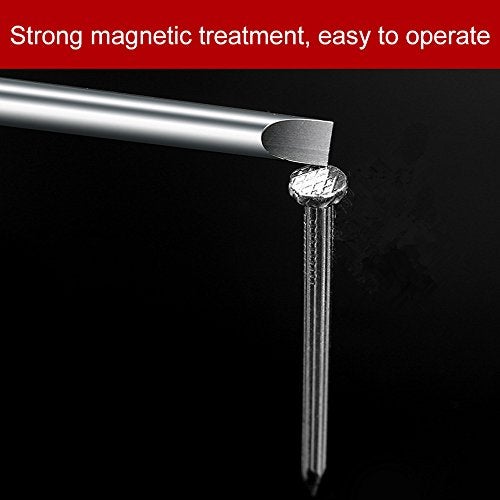 Rocaris 6pcs 2 in 2.0-6.0mm Flat Head Slotted Tip Magnetic Slotted Screwdrivers Bits Multifunctional Alloy Steel Screwdriver Set - Image 5