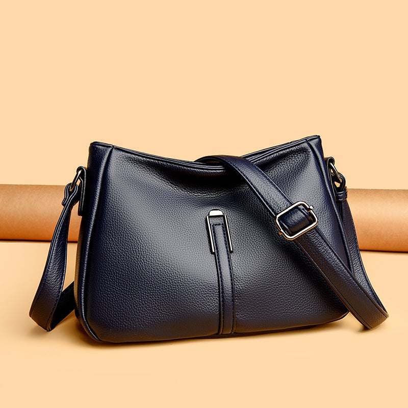 New Textured Pebble Grain Shoulder Bag Crossbody Tote for Women - Image 3