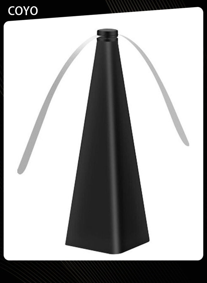 COYO Free Bug Fan Fly Deterrent with Holographic Blades to Clear Bugs, Mosquitoes, and Flies, Battery Powered Fly Fan - Image 1