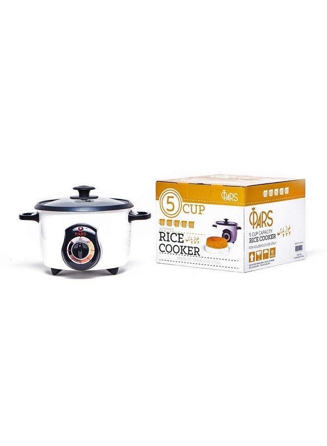 Pars Pars Automatic Persian Rice Cooker - Tahdig Rice Maker Perfect Rice Crust, 5 Cup  - Image 1