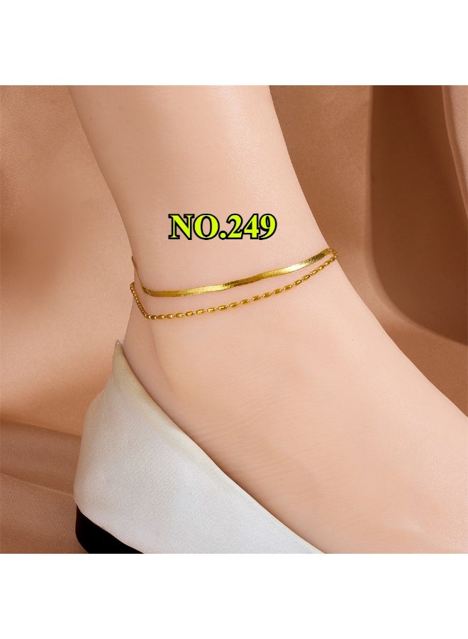 Ucanbe Elegant Women’s Anklet – LOVE, Daisy, Butterfly, Red Rope & More Styles | Adjustable & Stylish - Image 3