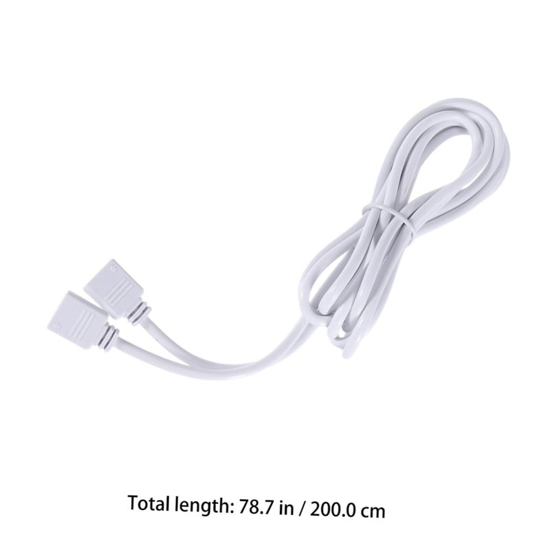 4 قطع كابل تمديد RGB مزدوج النهاية لإضاءة شرائط LED سهلة التركيب مع موصلات دبوسية - Image 3