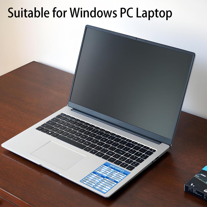 Besttile 4 PCS Office Suite Hotkey Reference Guide Windows Shortcuts Stickers Office Productivity Stickers for Students Professionals Windows PC Laptop Computer, 4" x 4" - Image 3