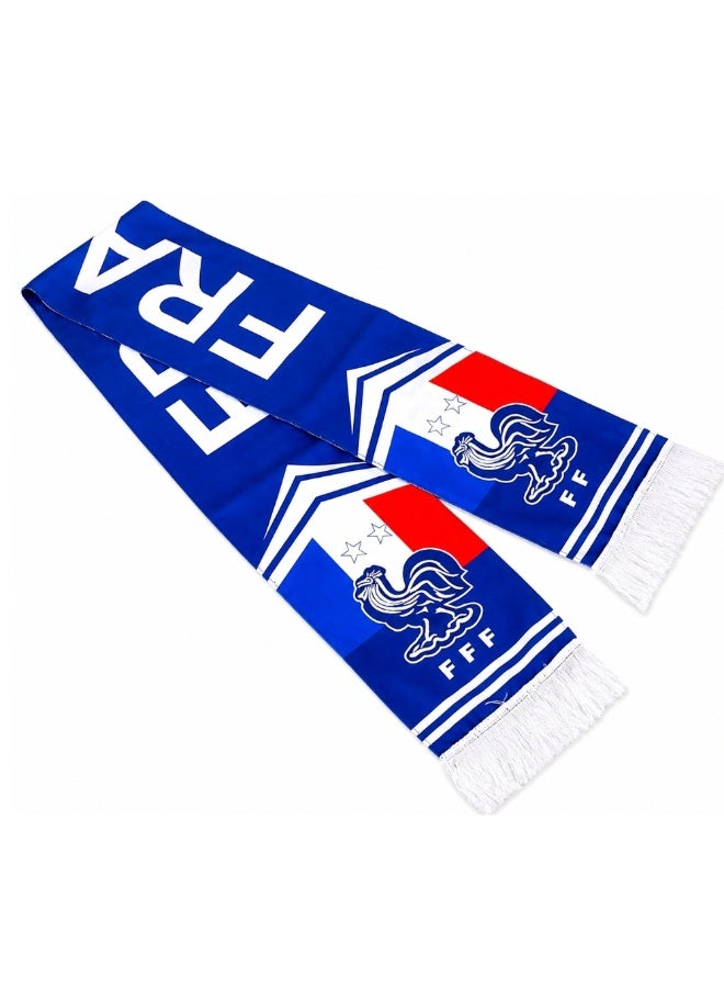 France National Flag Football Scarf For Sports Event Souvenirs Patriotic Themed Party Supplies - Image 1