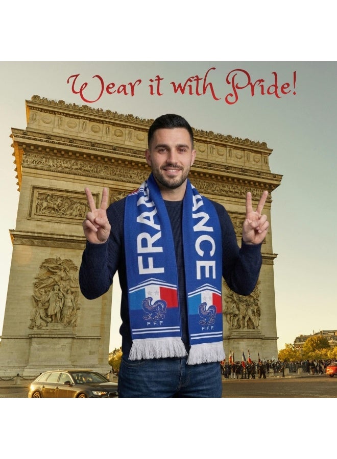France National Flag Football Scarf For Sports Event Souvenirs Patriotic Themed Party Supplies - Image 3