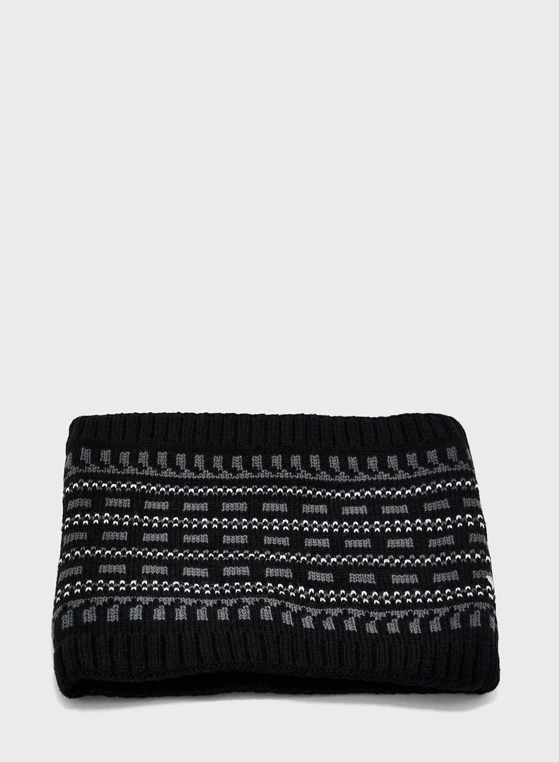 Seventy Five Casual  Knitted Winter Beanie , Glove & Snood Set