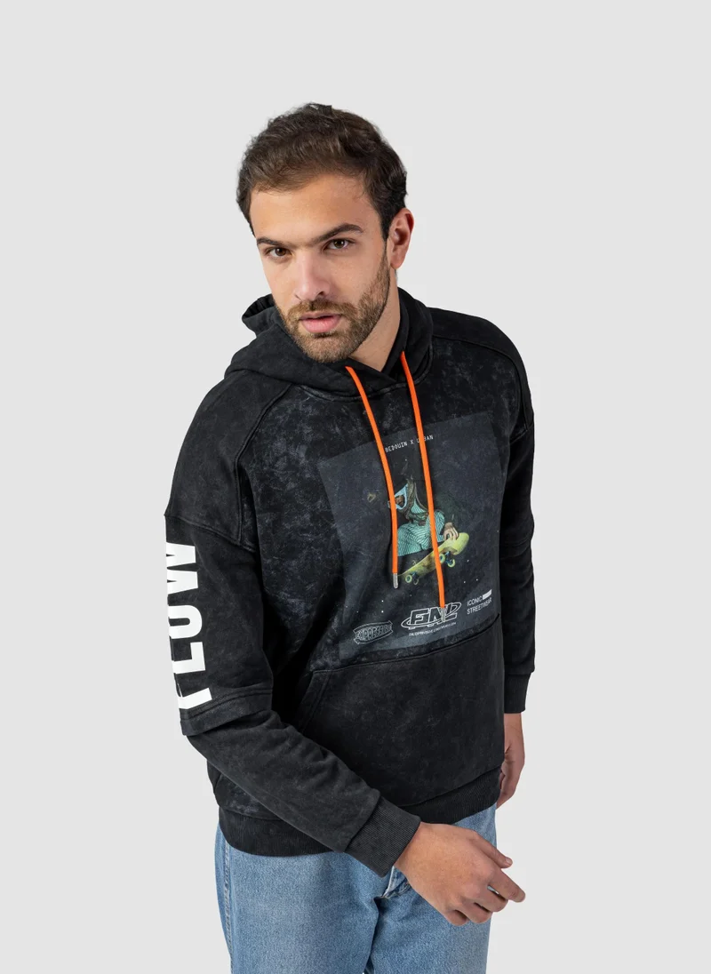 اف ان ال Skateboard Hoodie