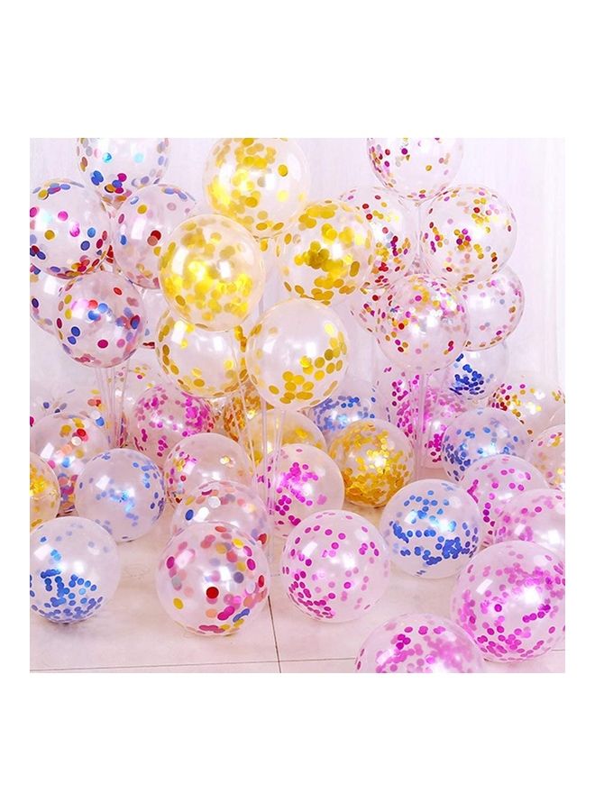 NIBEMINENT 50-Piece Confetti Party Balloons 12inch - Image 2