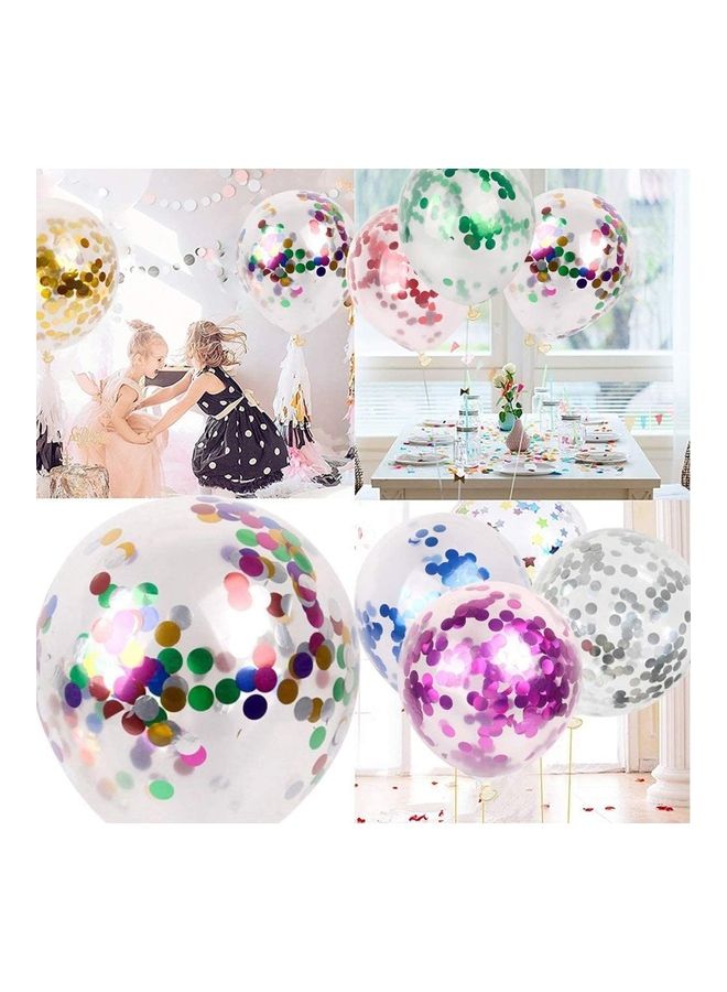 NIBEMINENT 50-Piece Confetti Party Balloons 12inch - Image 4