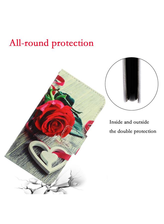 S-TOP Case For Samsung Galaxy A03s 164mm Version 3D Colored Drawing Horizontal Flip Leather Phone Case with Holder & Card Slots & Wallet - Image 5