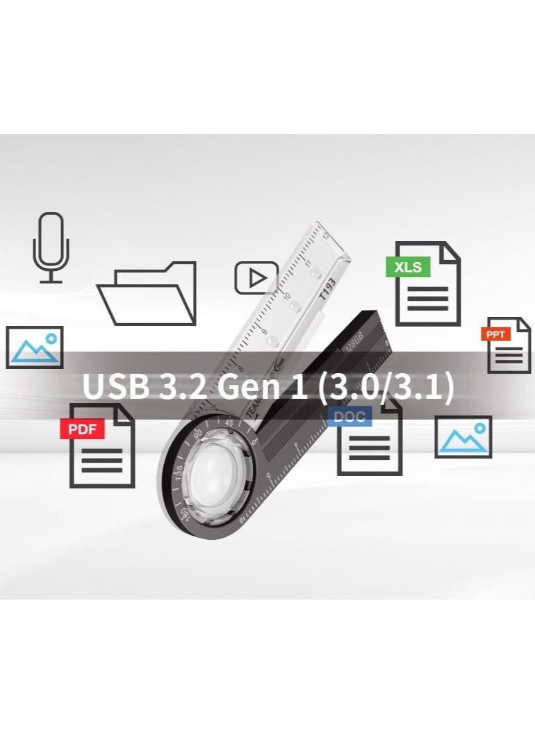 TeamGroup T193 USB3.2 Flash Drive 128GB Grey  - Image 4