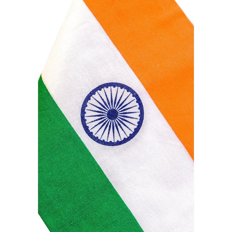 Decor Indian Flag for Office Table, Premium Khadi Fabric, Gold-Plated Metal Base, Ideal for Home, Conference Room Decoration & Corporate Gifting - Image 4