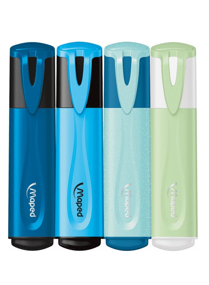 Maped 4-Piece Floupeps Ocean Highlighters Multicolour - Image 2