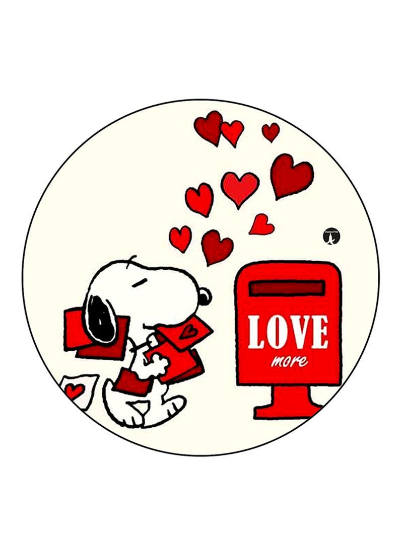 RKN Snoopy Printed Mouse Pad  Multicolour