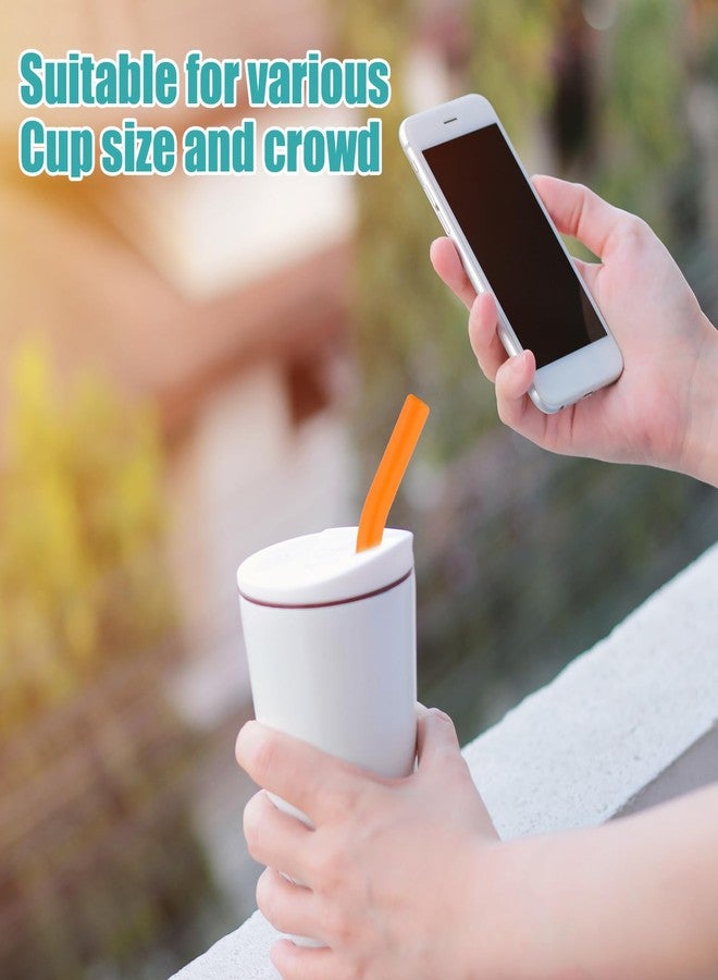 PEUTIER 10pcs 8mm Silicone Flex Elbow Caps, for 1/3 Inch Straws, Nozzle Covers Metal Straw Replacement Tips for Stanley Cup Rubber Stainless Steel Straws - Image 4