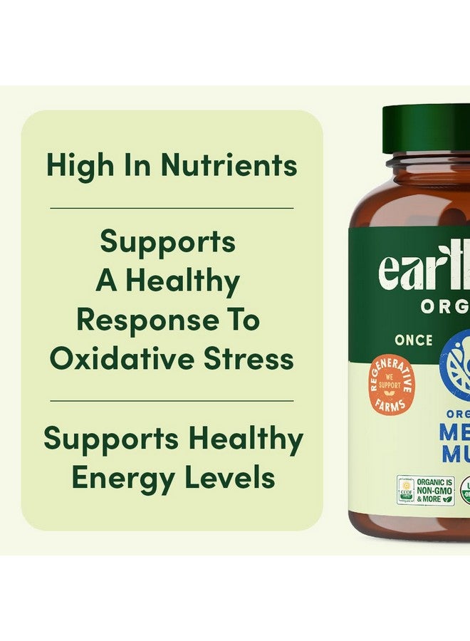 EarthFirst عضوي متعدد الفيتامينات للرجال مرة واحدة يوميًا، 19 فيتامين من الأعشاب والأطعمة الخارقة، 30 حبة - Image 2