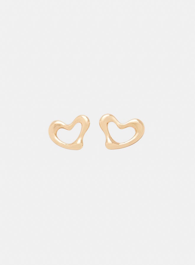FOREVER 21 Cutout Heart Drop Earrings  - Image 2