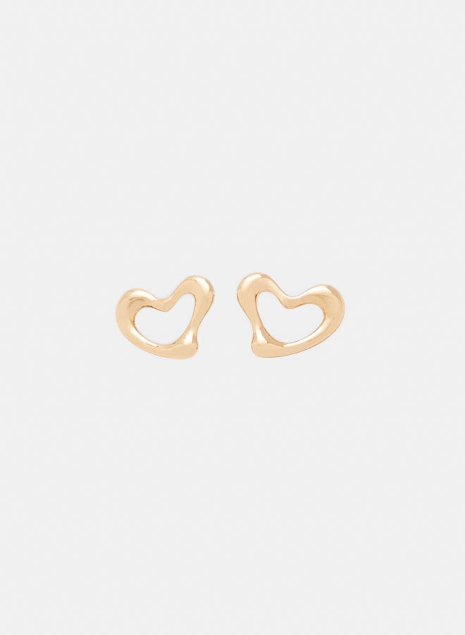 FOREVER 21 Cutout Heart Drop Earrings  - Image 1