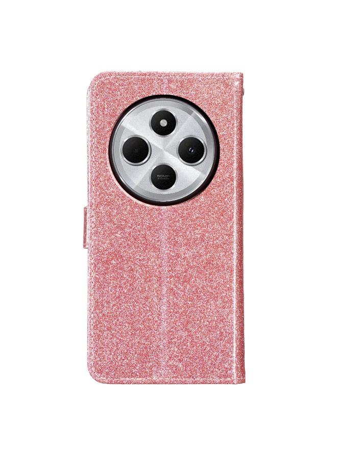 اس-توب جراب هاتف Redmi A4 5G من الجلد اللامع القابل للطي - Image 3