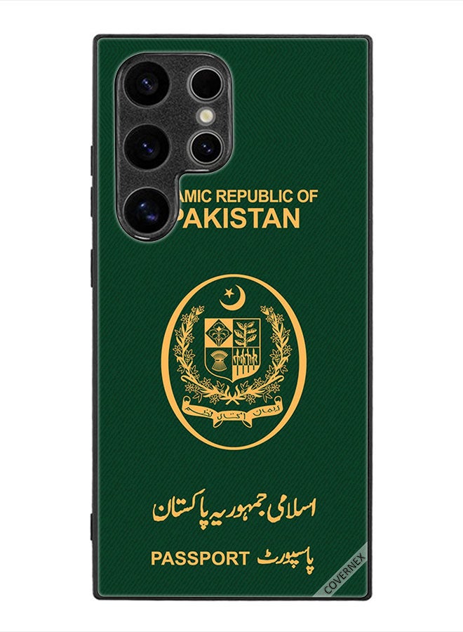 Covernex Protective Case Cover For Samsung Galaxy S24 Ultra Pakistan Passport Pattern - Image 1