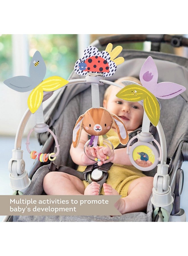 Taf Toys Taf Toys Baby Activity Arch, Stroller and Car Seat Toy Attachment with Rattling Beads Maze and Double-Sided Spinning Mirror, Ideal for Baby’s Fine Motor Skills Development, 0-12 Months - Image 2