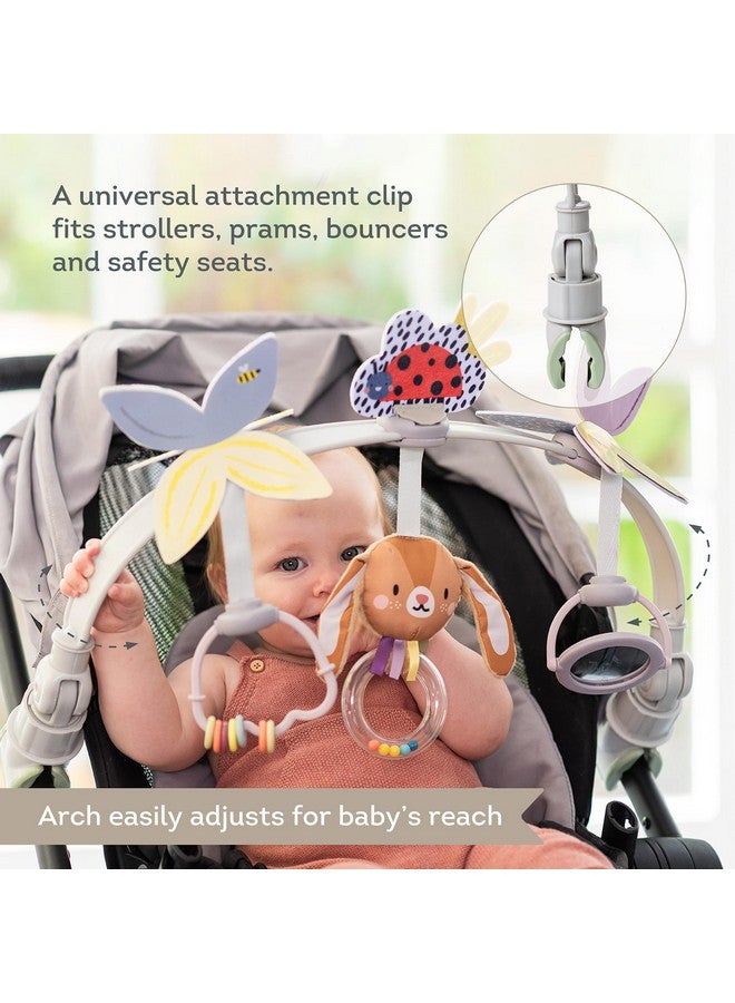 Taf Toys Taf Toys Baby Activity Arch, Stroller and Car Seat Toy Attachment with Rattling Beads Maze and Double-Sided Spinning Mirror, Ideal for Baby’s Fine Motor Skills Development, 0-12 Months - Image 5