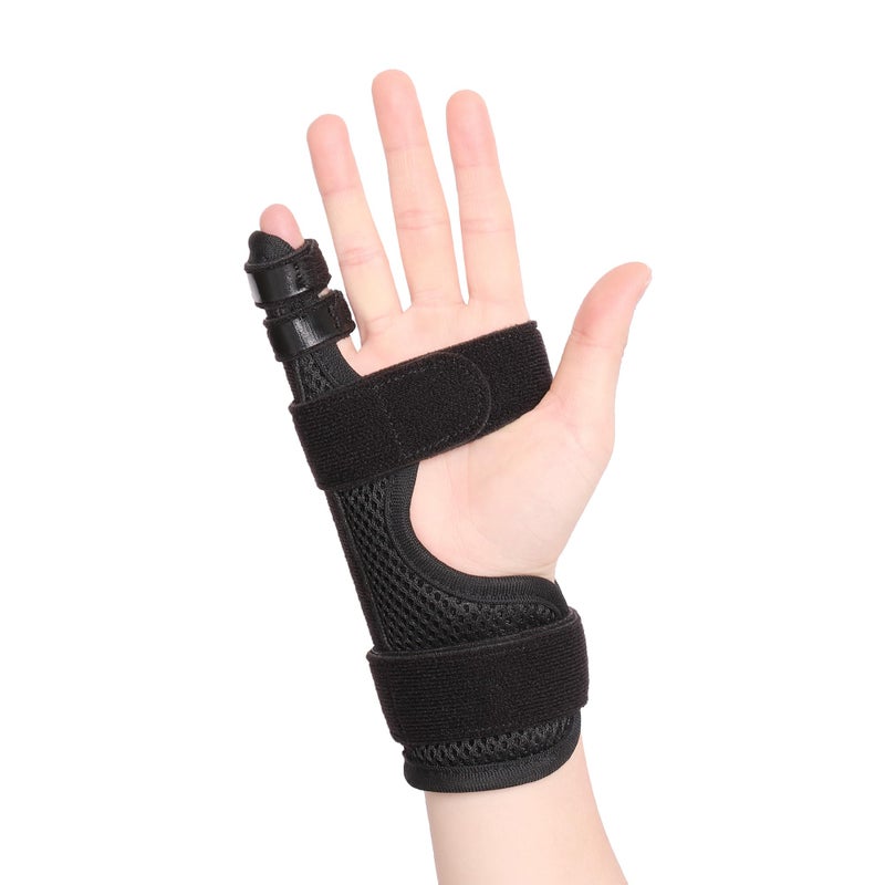 Removable aluminum strip support finger brace trigger tail finger splint tendon sheath little finger support protective splint - Image 1
