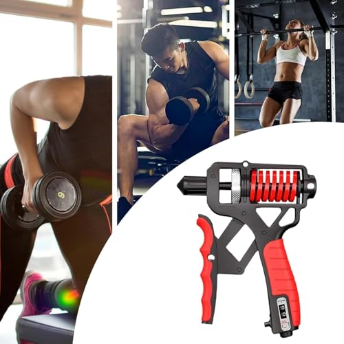 DYRROTH Stainless Steel,Rubber Dyrroth Weight Adjustable Hand Grip Strengthener with Counter,Hand Exerciser,Anti-Slip Hand Trainer for Strength, Forearm Training (5 Kg to 100 Kg),?Multi-Color - Image 2