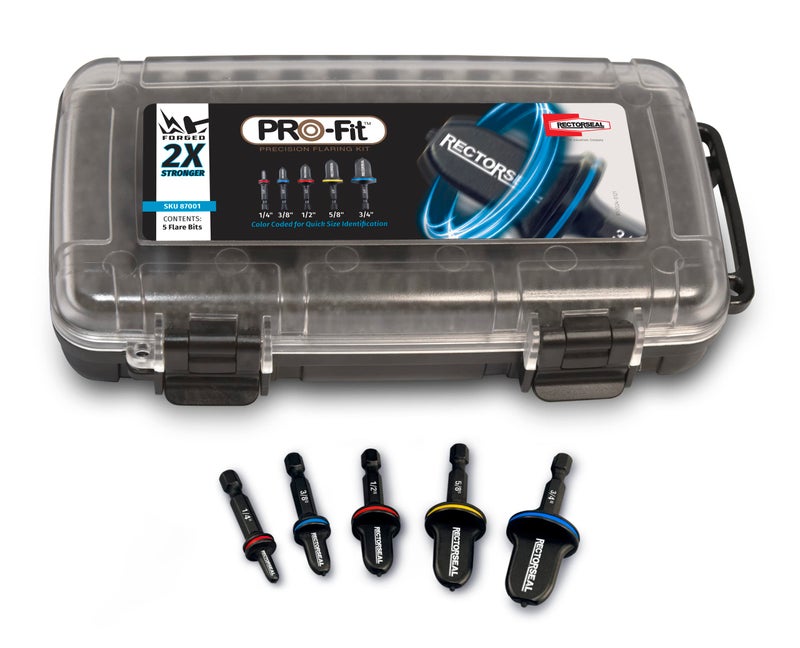Rectorseal طقم تشكيل الفلير الدقيق PRO-Fit من Rectorseal، أسود - Image 1