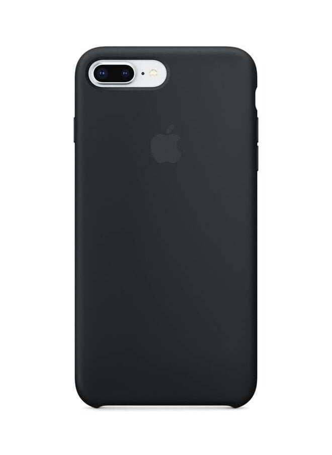 shAyzee Silicone Case Cover For Apple iPhone 8 Plus/7 Plus Black  - Image 2