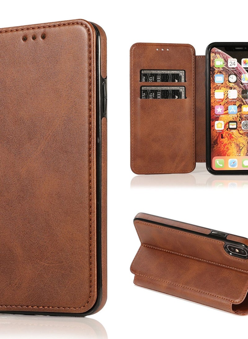 Loquat Suitable For iPhone Flip Type Fall Proof Leather Case - Image 2