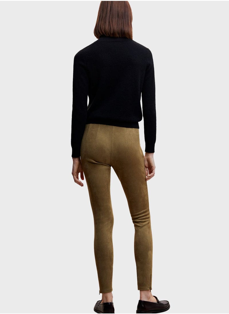 MANGO - High Waist Pants - Image 1