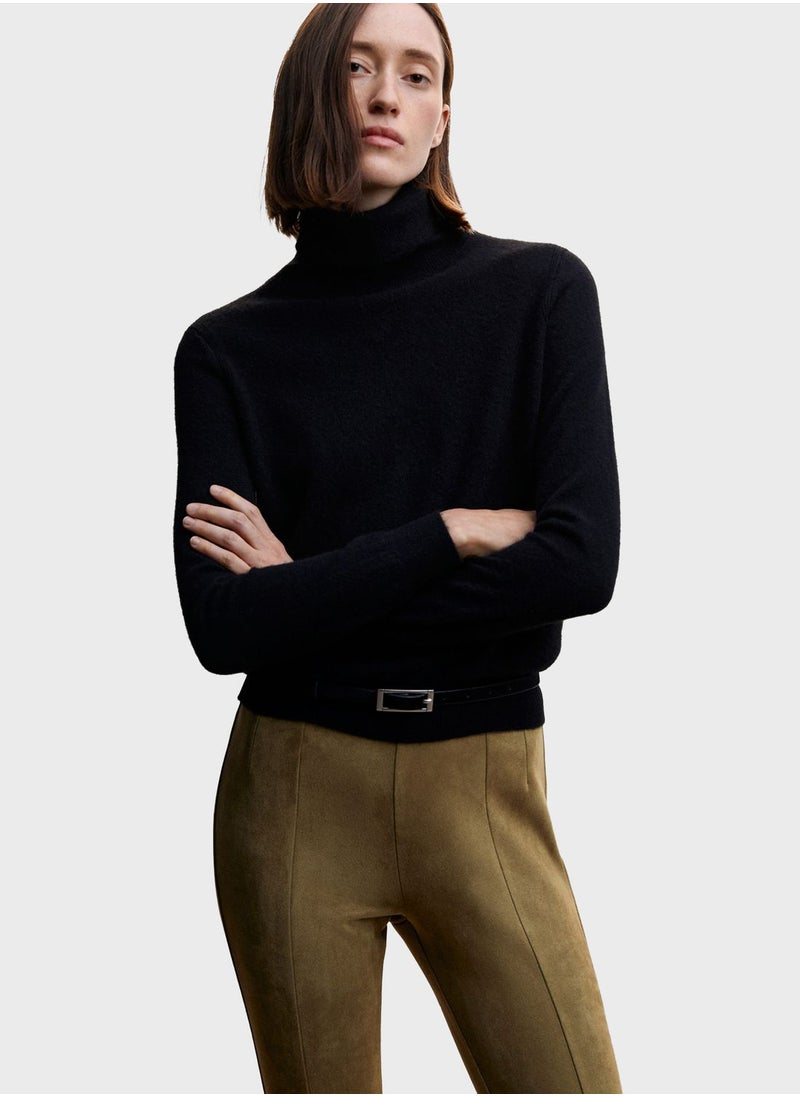 MANGO - High Waist Pants - Image 1