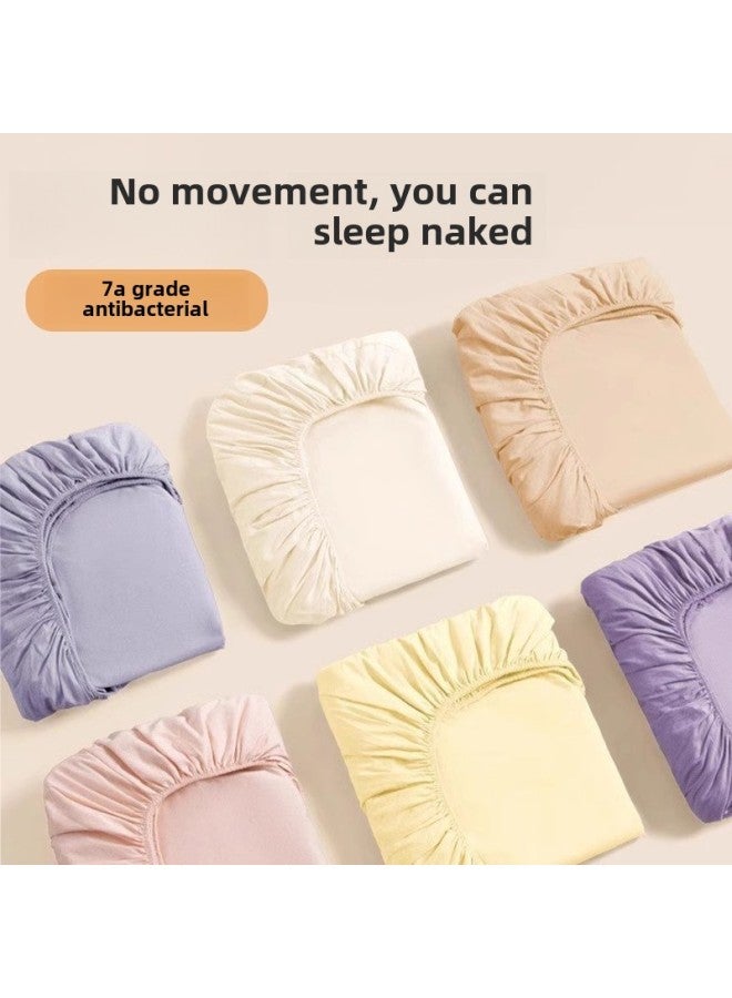 Disposable Bed Cover Quilt Cover Pillowcase Bed Cover Dirty Sterilization Disposable Travel Hotel Double Four-piece Bedding-Color:Four-piece Set For Two Persons [purple Flower]  - Image 2
