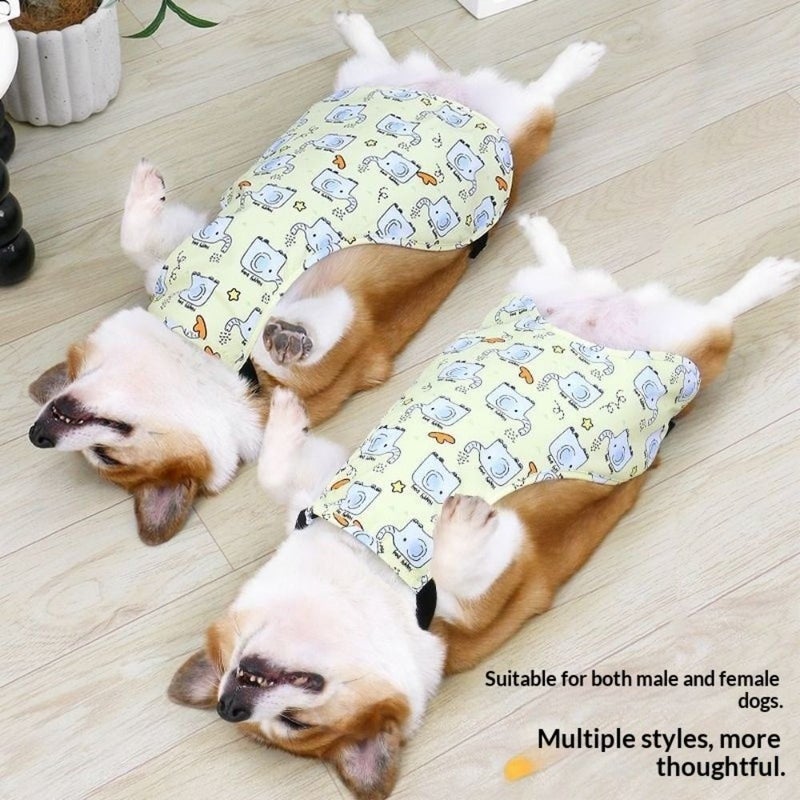 Upgraded Happy Little Elephant Paradise Female Dog Belly Band Waterproof Cold Proof XL - Image 4