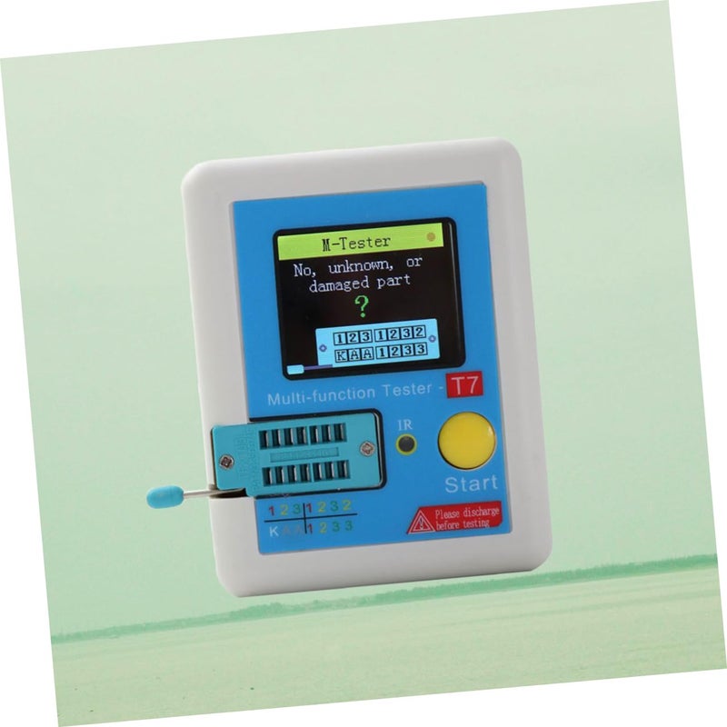 White Multifunction Tester For Diode Capacitor NPN PNP Mosfet Accurate Detection Display - Image 2