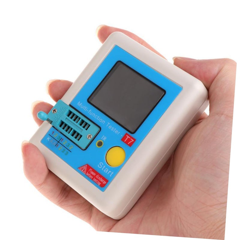 White Multifunction Tester For Diode Capacitor NPN PNP Mosfet Accurate Detection Display - Image 4
