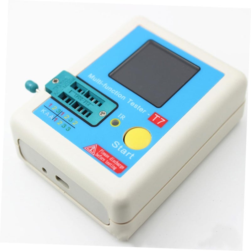 White Multifunction Tester For Diode Capacitor NPN PNP Mosfet Accurate Detection Display - Image 3