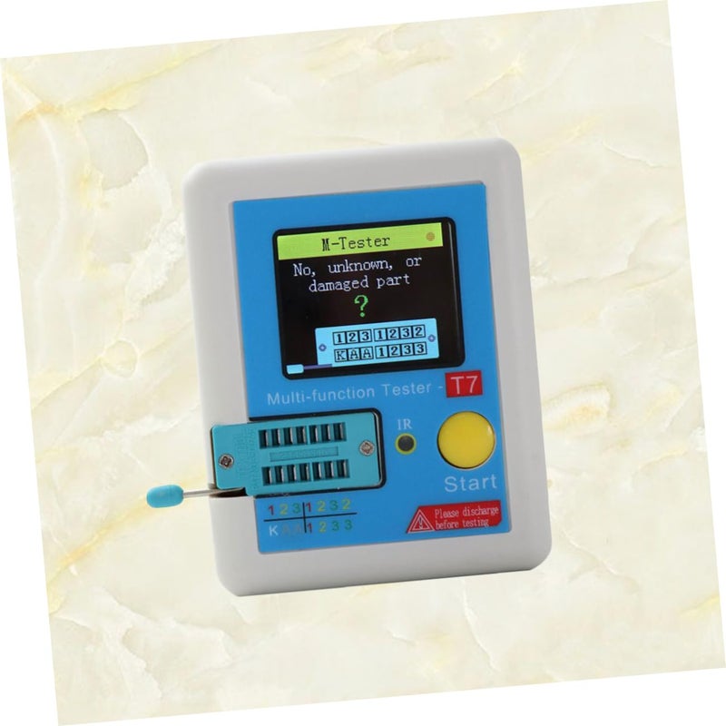 White Multifunction Tester For Diode Capacitor NPN PNP Mosfet Accurate Detection Display - Image 5
