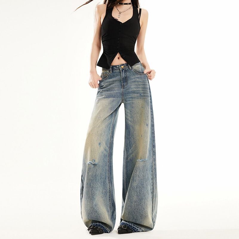 Unisex Casual Daily Denim Jeans - Image 4