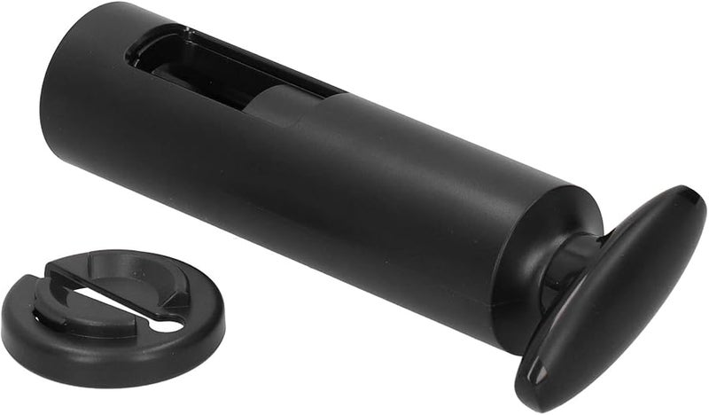 فتاحة نبيذ على شكل حرف T من مادة ABS سوداء مع قاطع رقائق معدنية مقاس 64x41x165 مم - Image 4